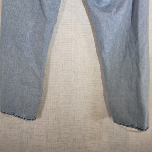 Agolde 90s Jeans Womens 28 Distressed Raw Hem Denim Stretch Pockets Pants READ - Picture 10 of 14